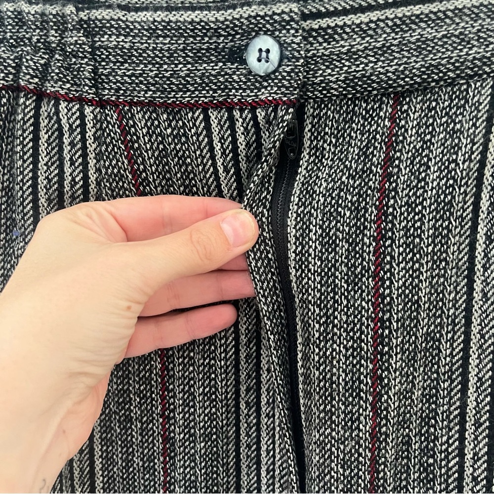 Corey Lynn Vintage Wool Blend Pencil Skirt Size 8 - Picture 9 of 13